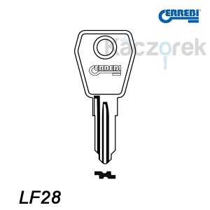 Errebi 021 - klucz surowy - LF28